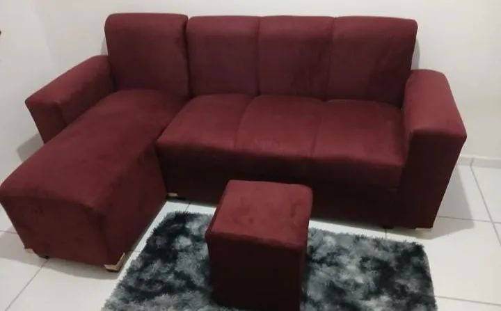 Sofás lindos perfeitos confortável para relaxar e decorar sua sala  - Foto 5