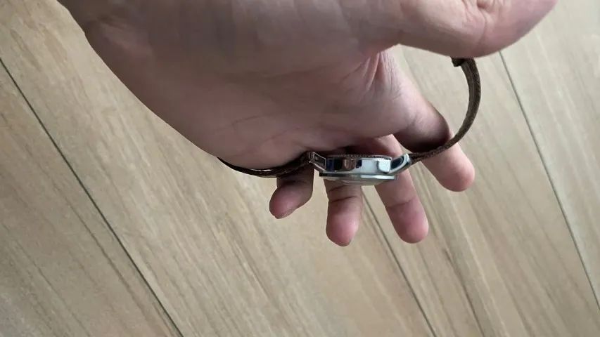 Relógio Baume Mercier BRANCO E MARROM NOVO SUPER CLONE - Foto 2