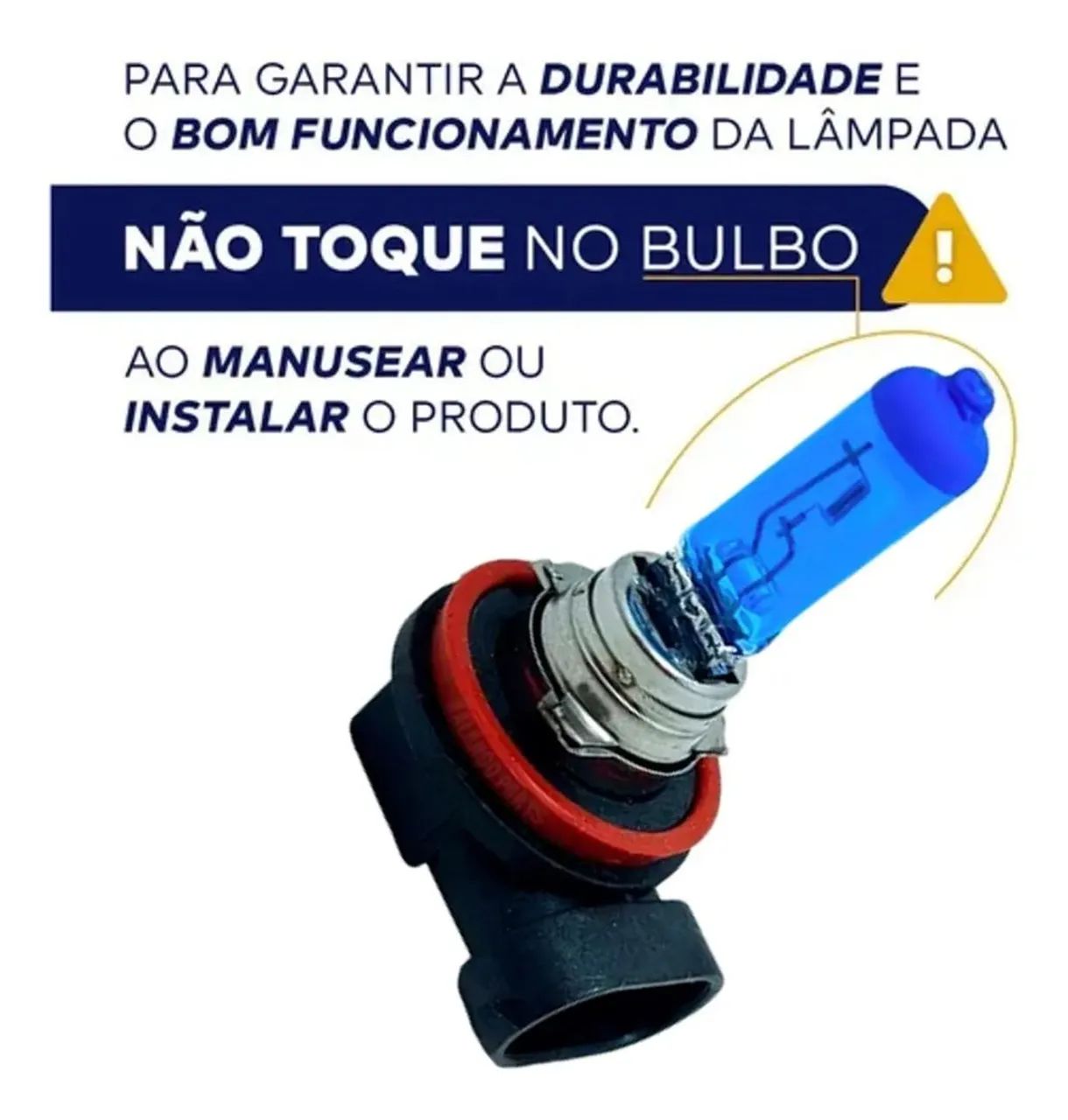 H1 H3 H4 H7 LÂMPADA SUPER BRANCA 8500K Efeito Xenon + Promoção Entrega Grátis JP! - Foto 5