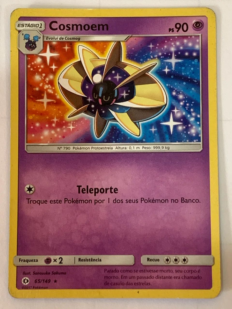 Carta Pokémon Cosmoem - Sun & Moon