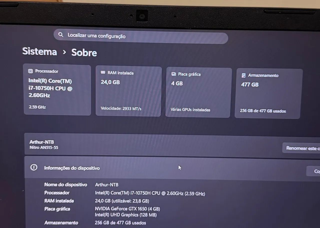 Acer Nitro 5 AN515-55 - Foto 5