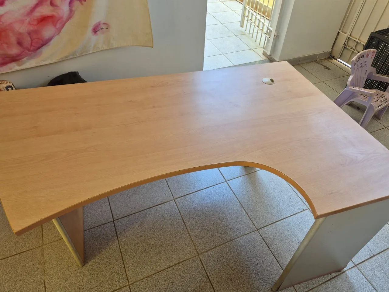 Mesa de escritório em L - Foto 2