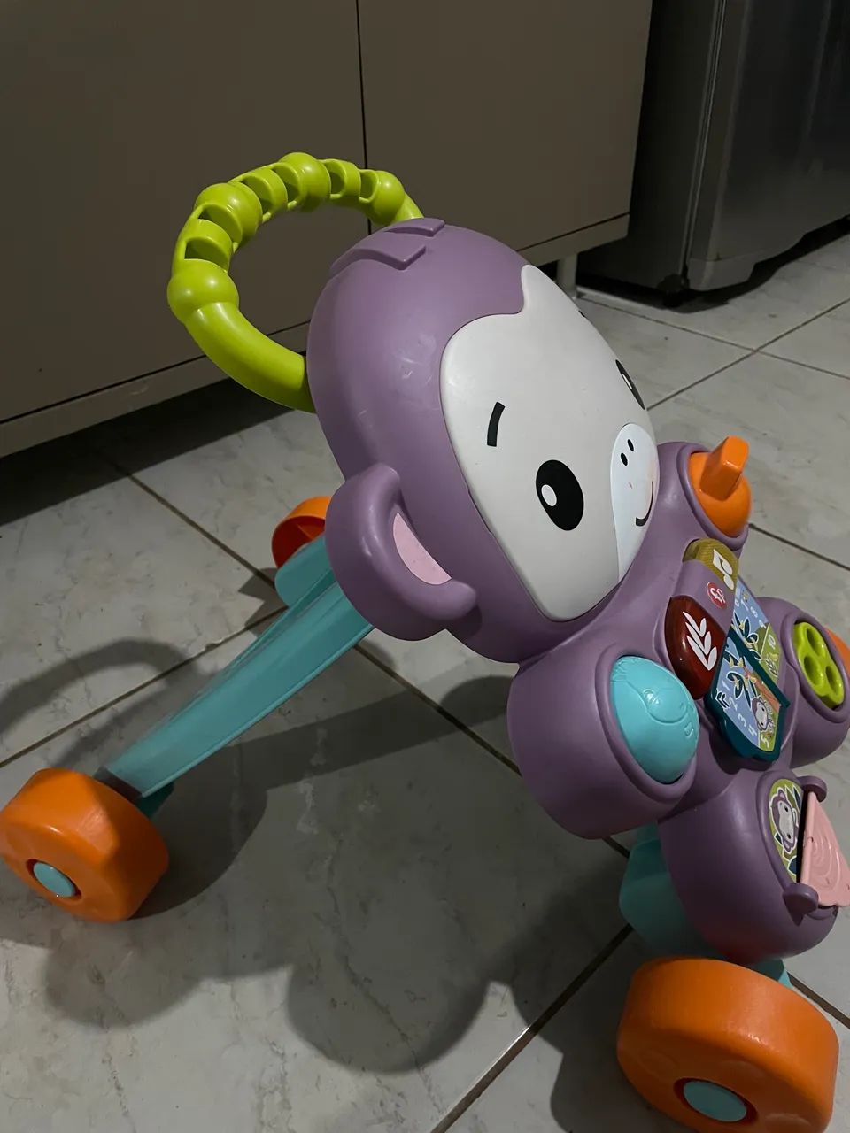 Andador Fisher-Price Aprenda Comigo Amigo Macaco - Foto 3