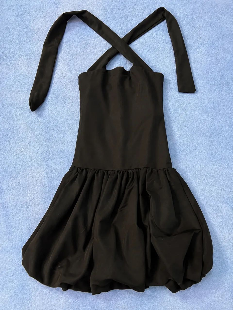 Vestido Pangeia Preto Balonê PP