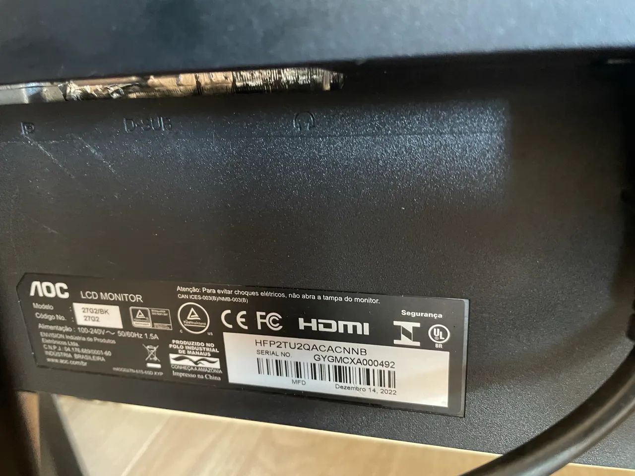 Monitor para retirada de peças  - Foto 2