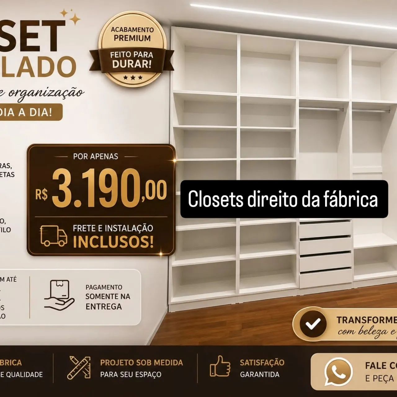Closet direto da fábrica  - Foto 4
