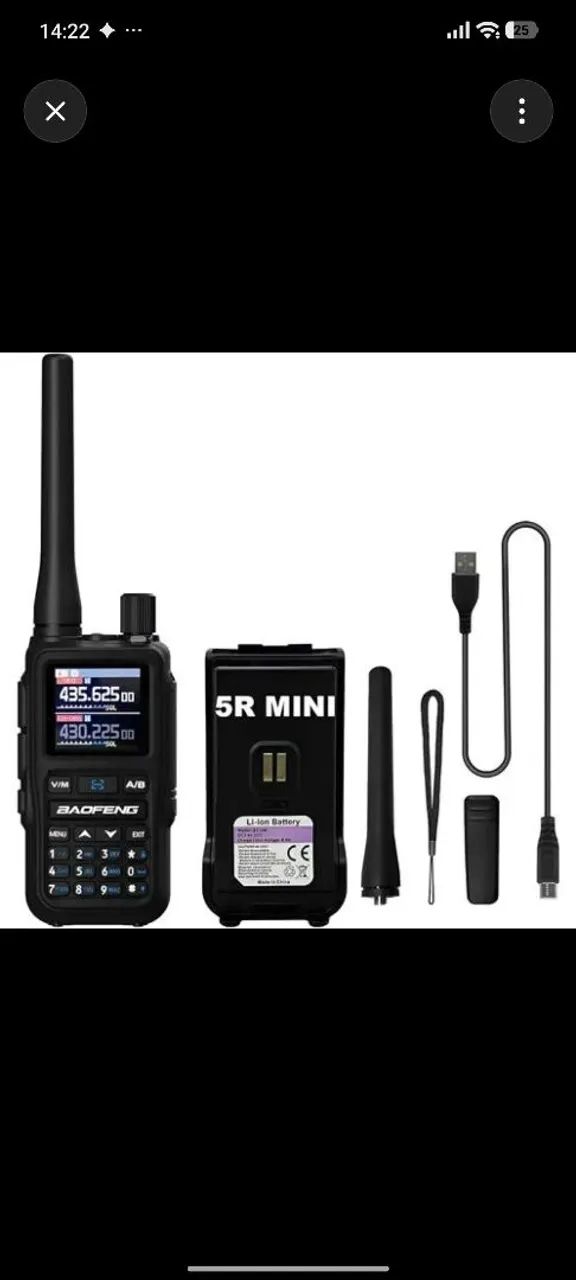 Rádio Baofeng UV 5R-MINI - Foto 3
