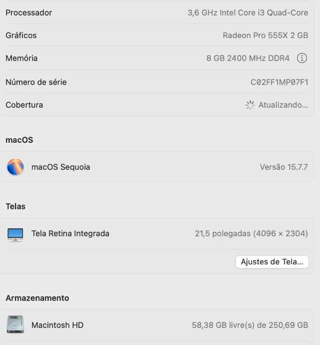 Imac 4K 21,5 pol 2019 i3 3,6 GHz - Foto 3