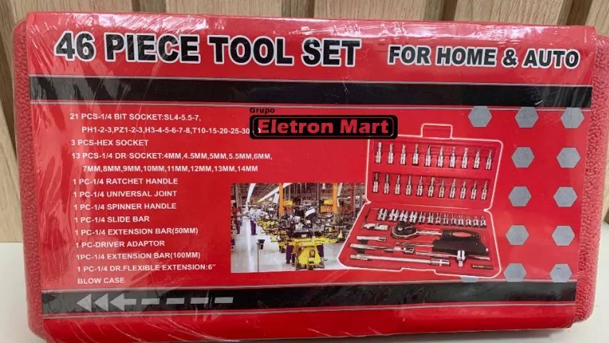 Jogo de Chave Catraca Reversível 46 pçs, ac. cartao e entrego - Foto 3