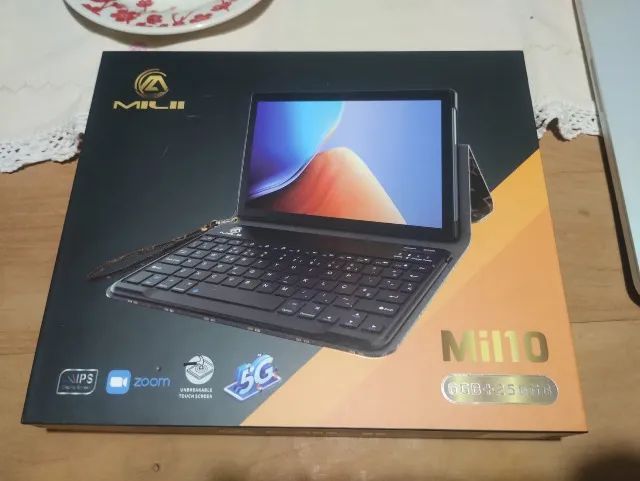Tablet Pc Milii Android 13, 256GB, 6GB Ram, 10 Polegadas, Muito Novo - Foto 2