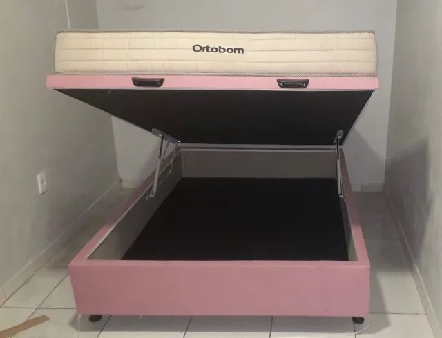 Baú Casal Pavia 26 Suede Rosa
