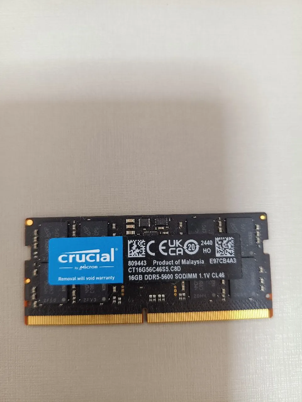 メモリー DDR5-5600 32GB (16GB x 2) hynix A-die Memória Ram DDR5 32GB 5600MHZ ADATA / Hynix - Para Notebook