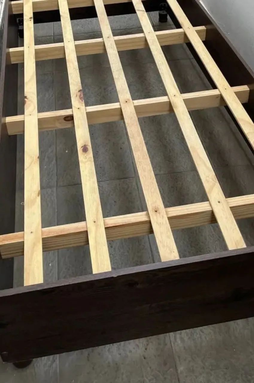 Cama auxiliar com rodinhas  - Foto 3