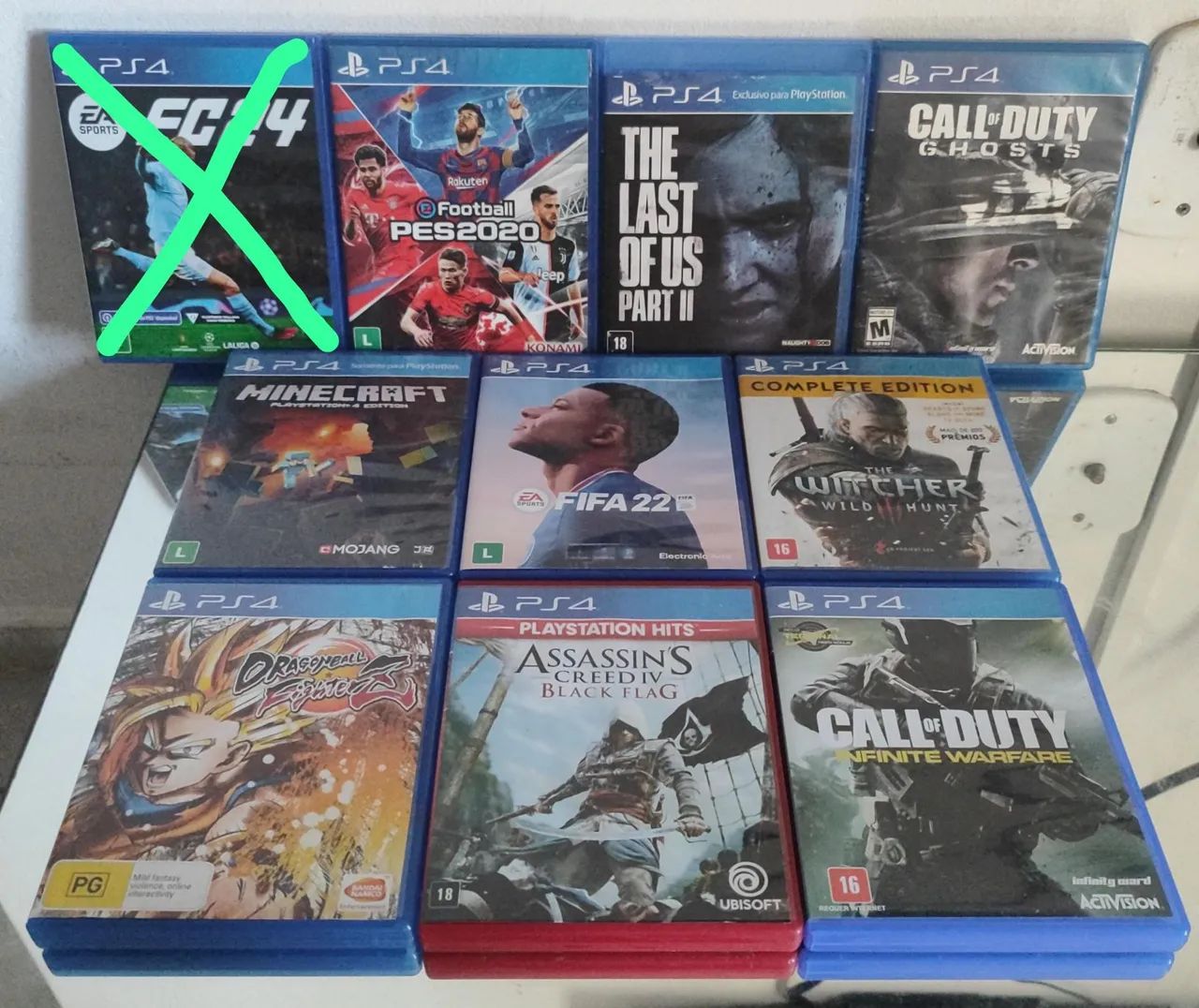Jogos De PS4 (Valor Unitário)