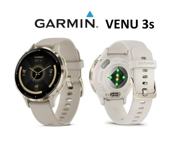 Garmin Venu 3s Marfim com Dourado 41mm  - Foto 2