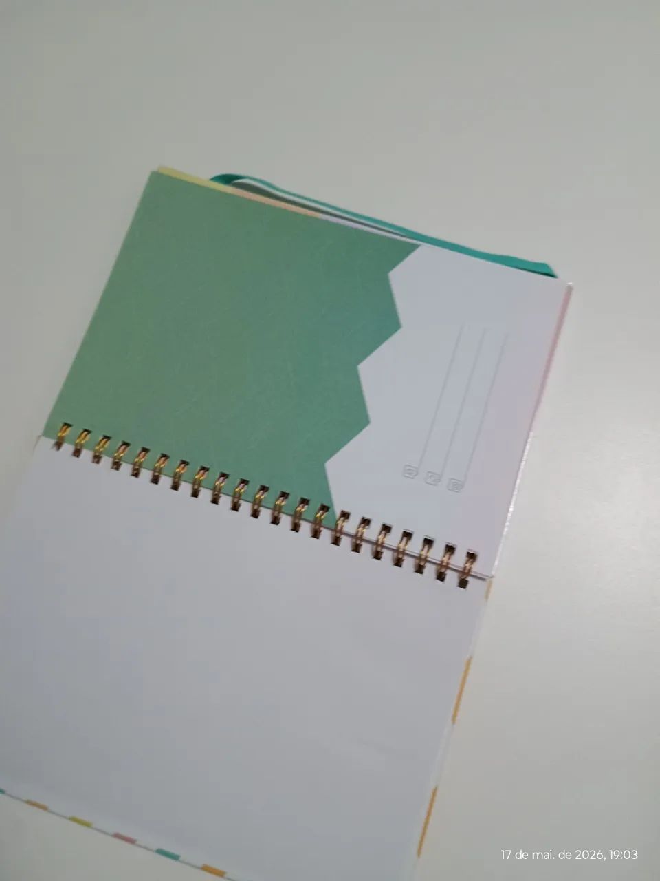 Planner Capa Dura 80 folhas espiral - Foto 4
