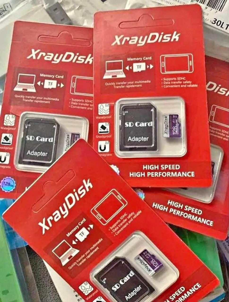 Cartão de Memória XrayDisk 128GB com Adaptador SD65713022499459120