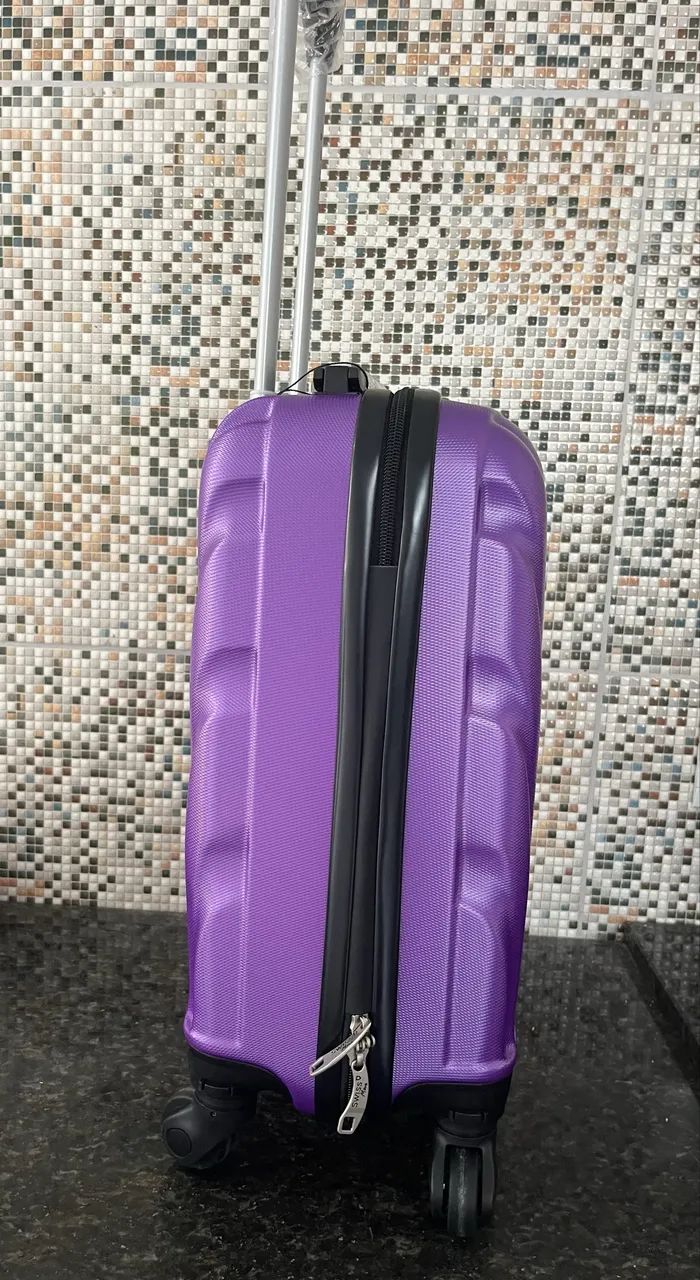 Mala Bordo Swiss Move 8 kilos Roxo Nova  - Foto 4