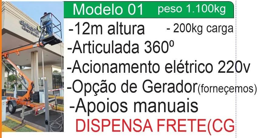 Plataforma Elevatória Munck LOCAÇÃO  - Foto 2