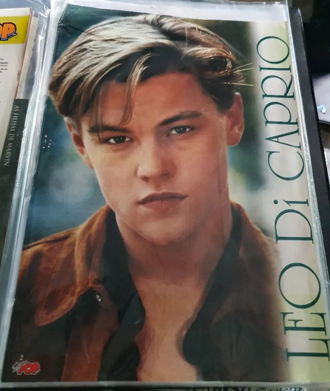 Mini pôsteres, postal, matérias e capas de caderno Leonardo DiCaprio - Foto 3