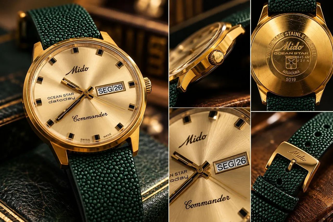 MIDO MULTIFORT SUPER AUTOMATIC - VINTAGE SUÍÇO - Foto 2