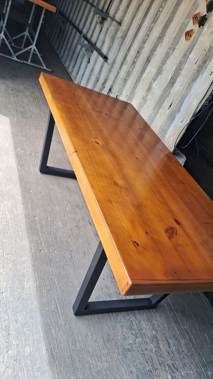 Mesa de jantar estilo industrial 3mt - Foto 3