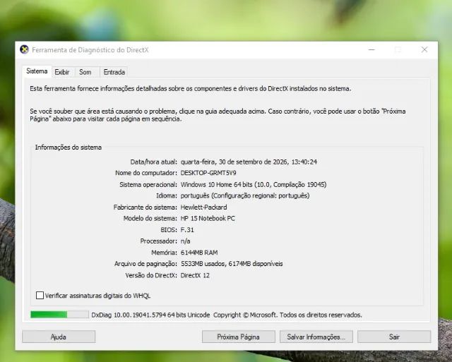 Notebook HP 15 Intel Core i3 6GB RAM Windows 10 + Carregador - Foto 3