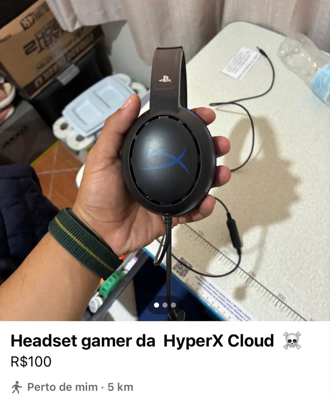 Headset gamer da HyperXcloud?