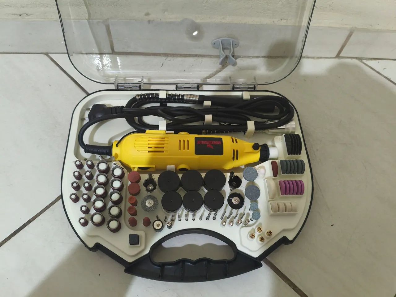 Micro retífica 130w com acessórios 