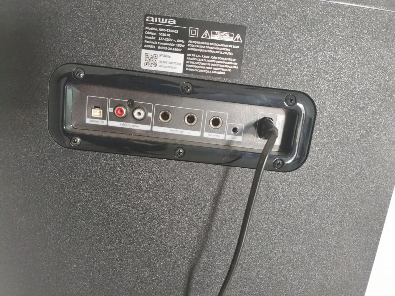 Caixa de Som Aiwa 2300W RMS Bluetooth 6 Meses de Uso - Foto 5