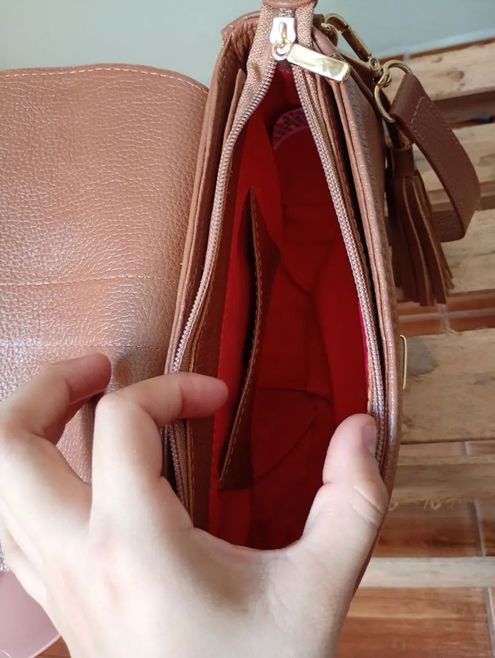 Bolsa de couro  - Foto 5