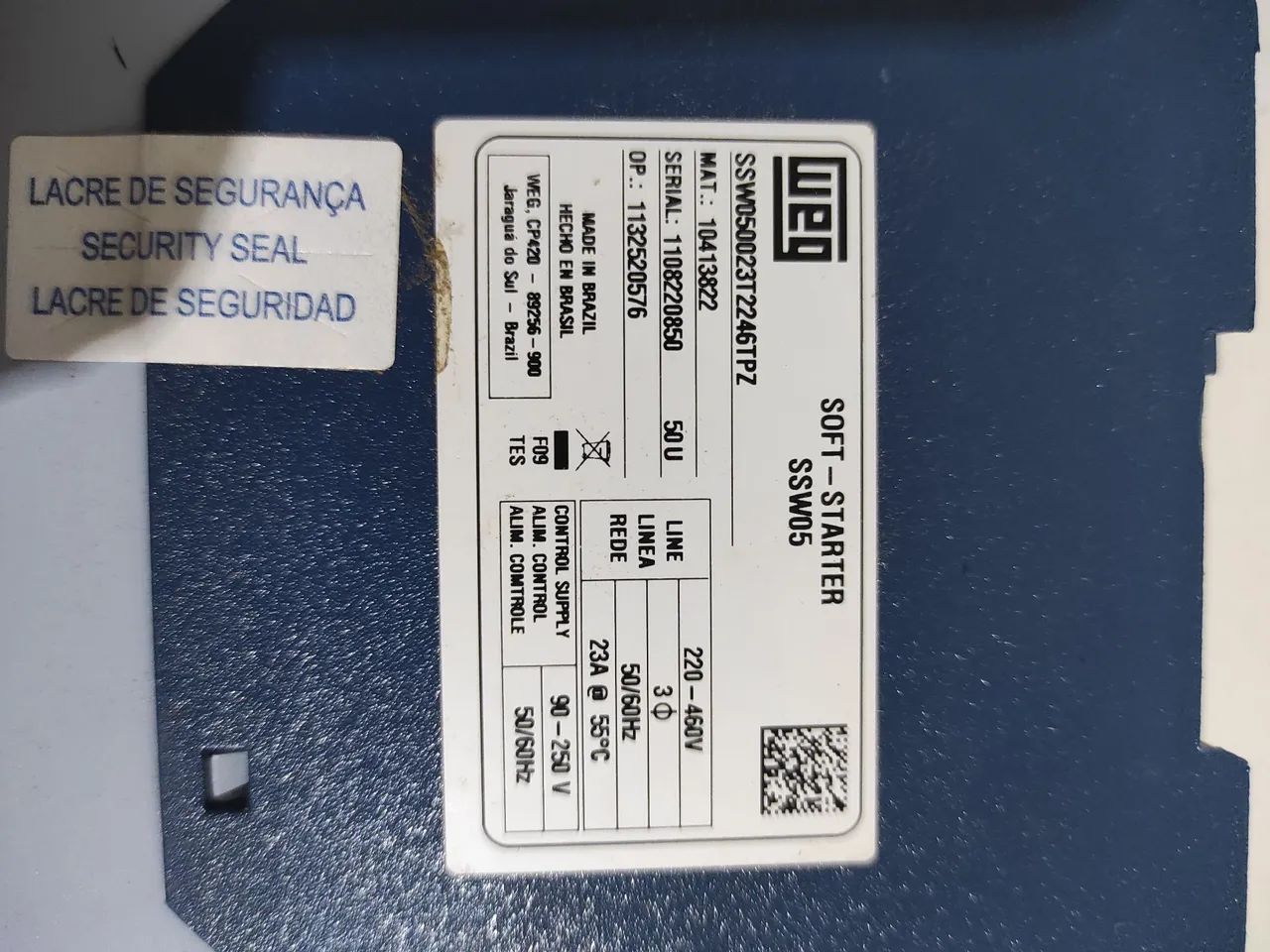 Chave soft starter WEG SSW 05 23A 220/460V - Foto 2