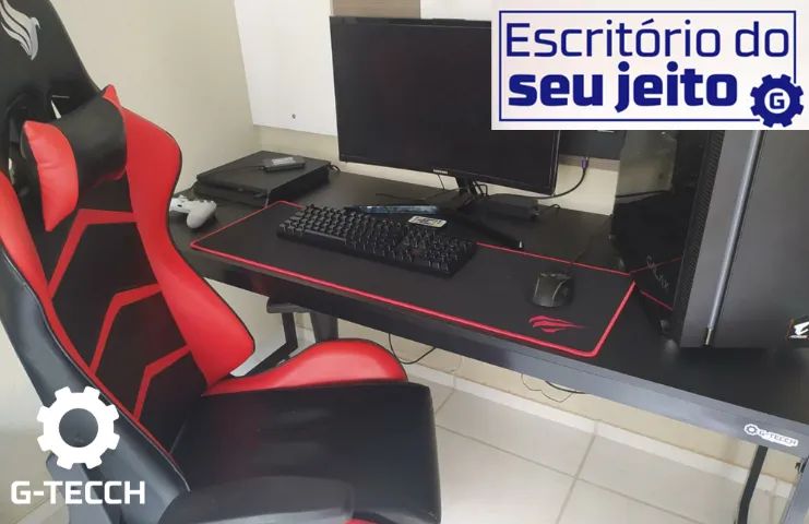 Mesa de Estudo Reforçada 1,5m NOVA Birô Industrial Multiuso Computador Notebook Escritório - Foto 2