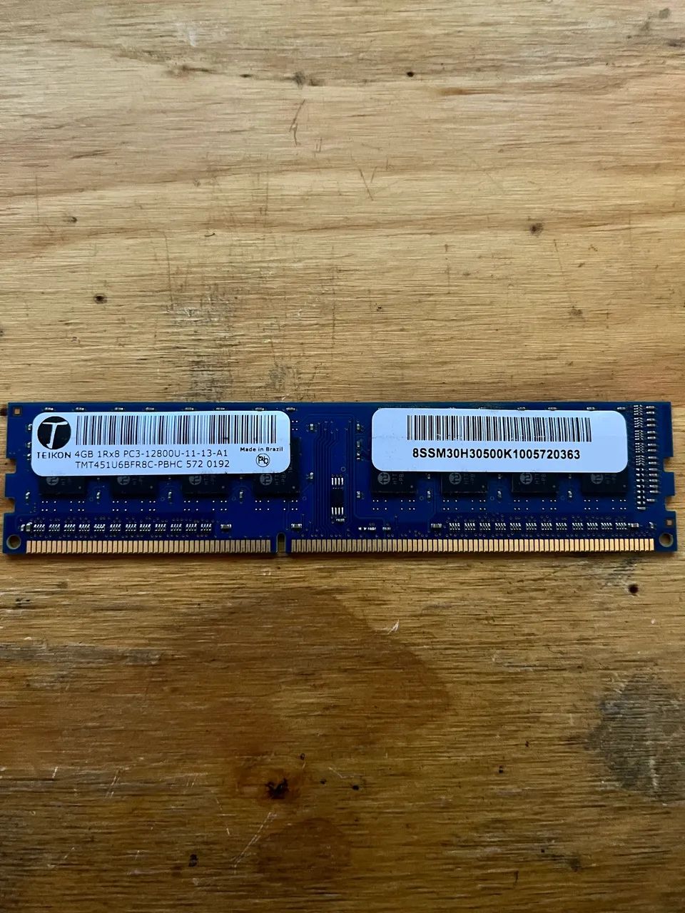 Memória DDR3 1600 4gb