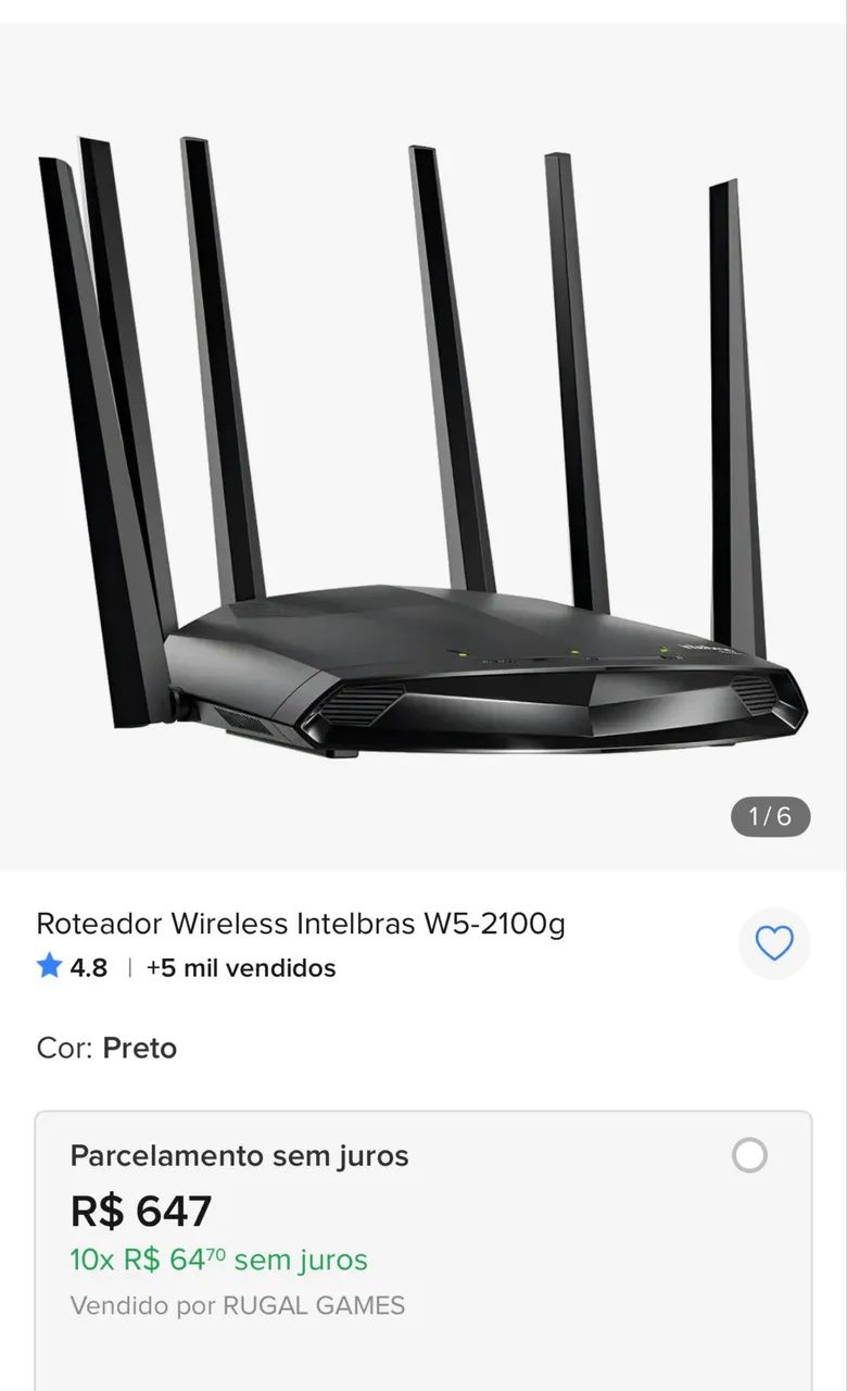 Roteador Intelbras  - Foto 2