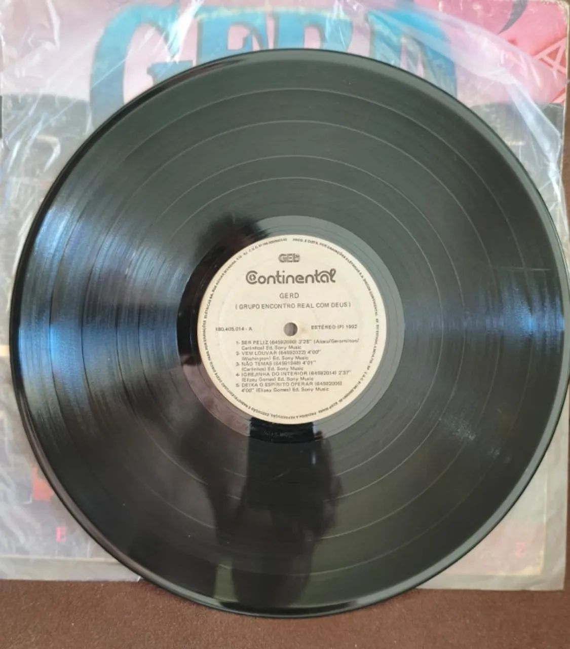 Lp Disco De Vinil Gospel Evangélico Gerd - Ser Feliz - Foto 3
