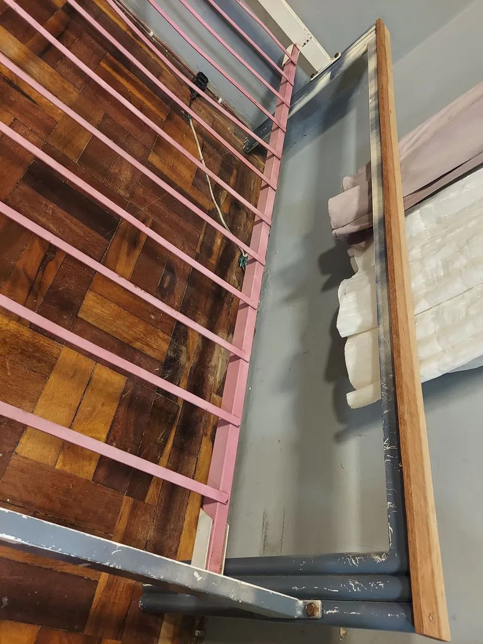 Cama de ferro com estrado de ferro. Zero cupim - Foto 3