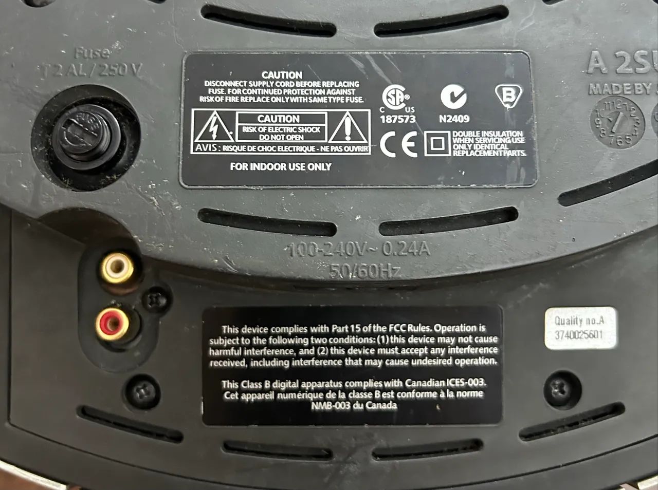 JAMO Subwoofer A2 Sub ( no estado) - Foto 2