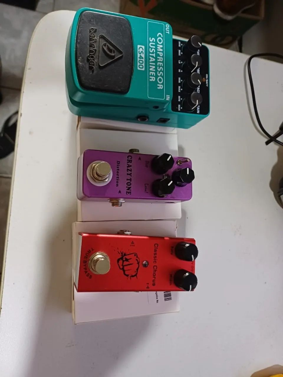 PEDALEIRA (KIT) - COMPRESSOR - DISTORÇÃO - ECHOE - Foto 5