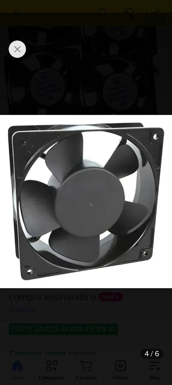 ventilação para rack 19 u com 4 ventiladores e 2 ventiladores  - Foto 4