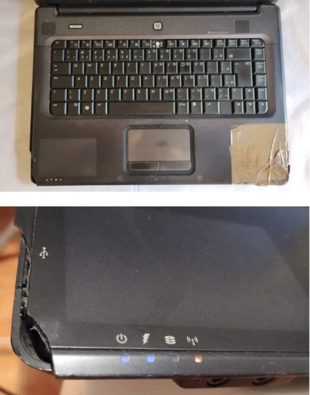 Cód.20) 1un. Notebook Compaq Presario C770BR usado - Foto 5