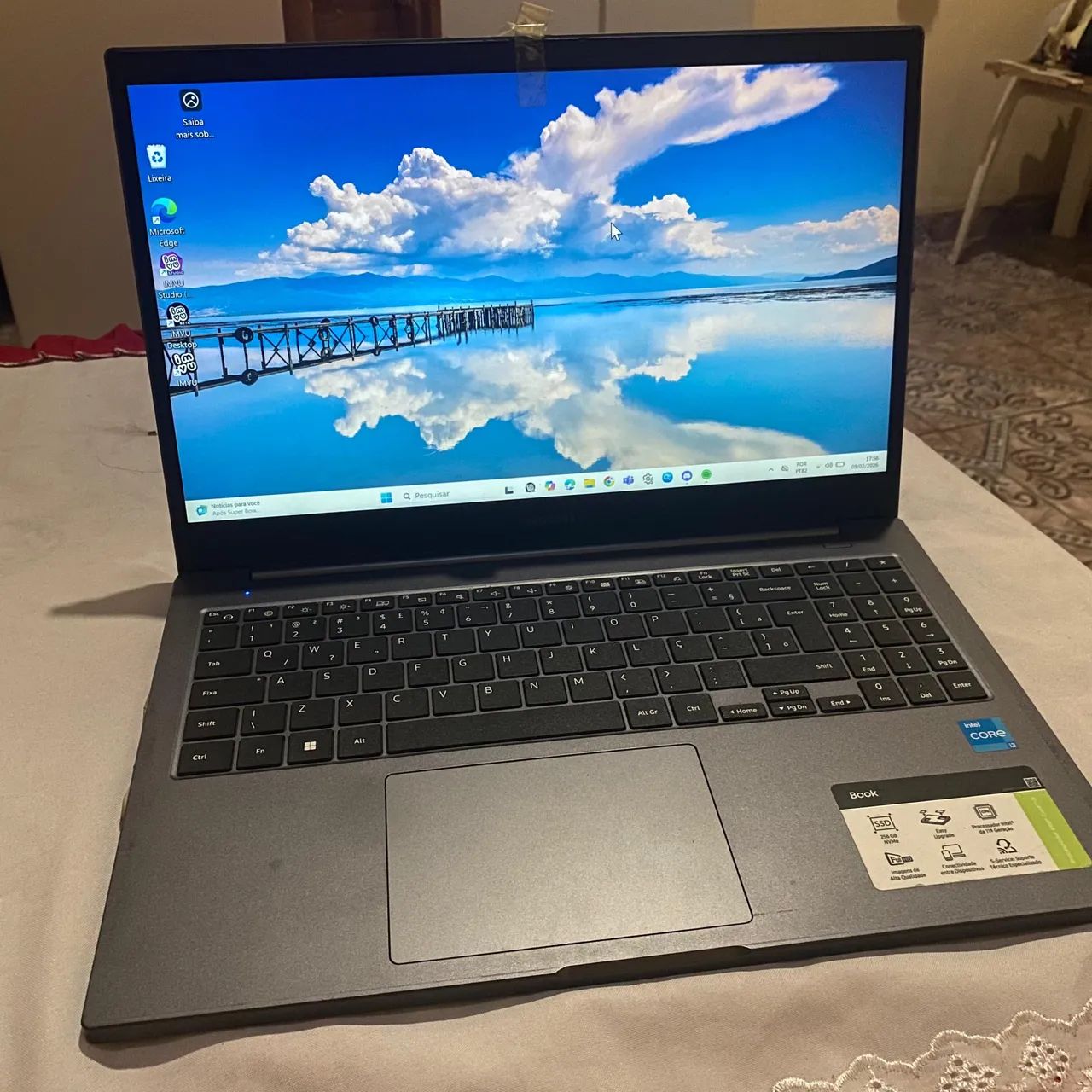 Samsung Book com Intel Core i3 e SSD NVMe de 256 GB - Foto 2