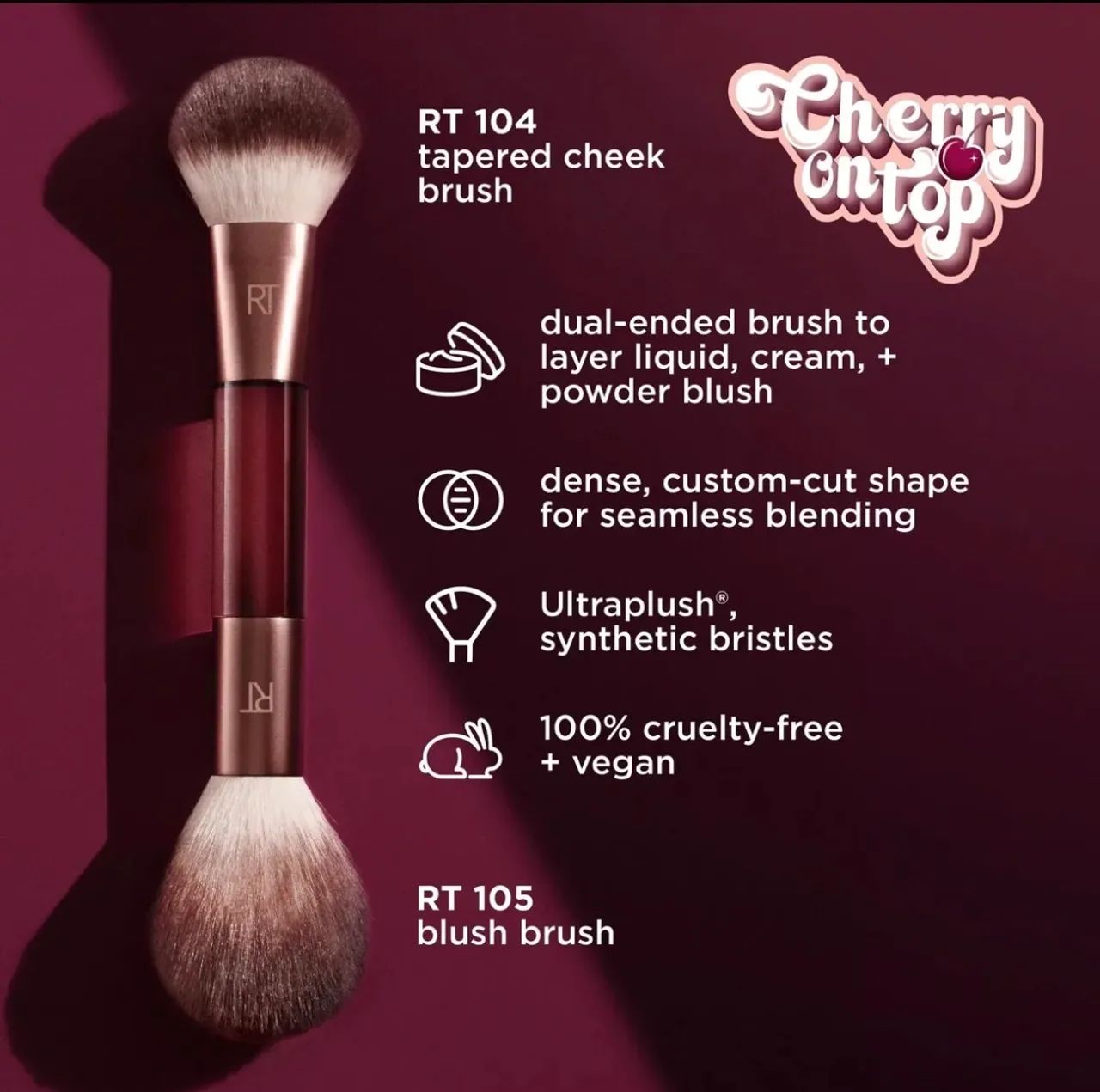 Pincel profissional Cherry on Top - Foto 4