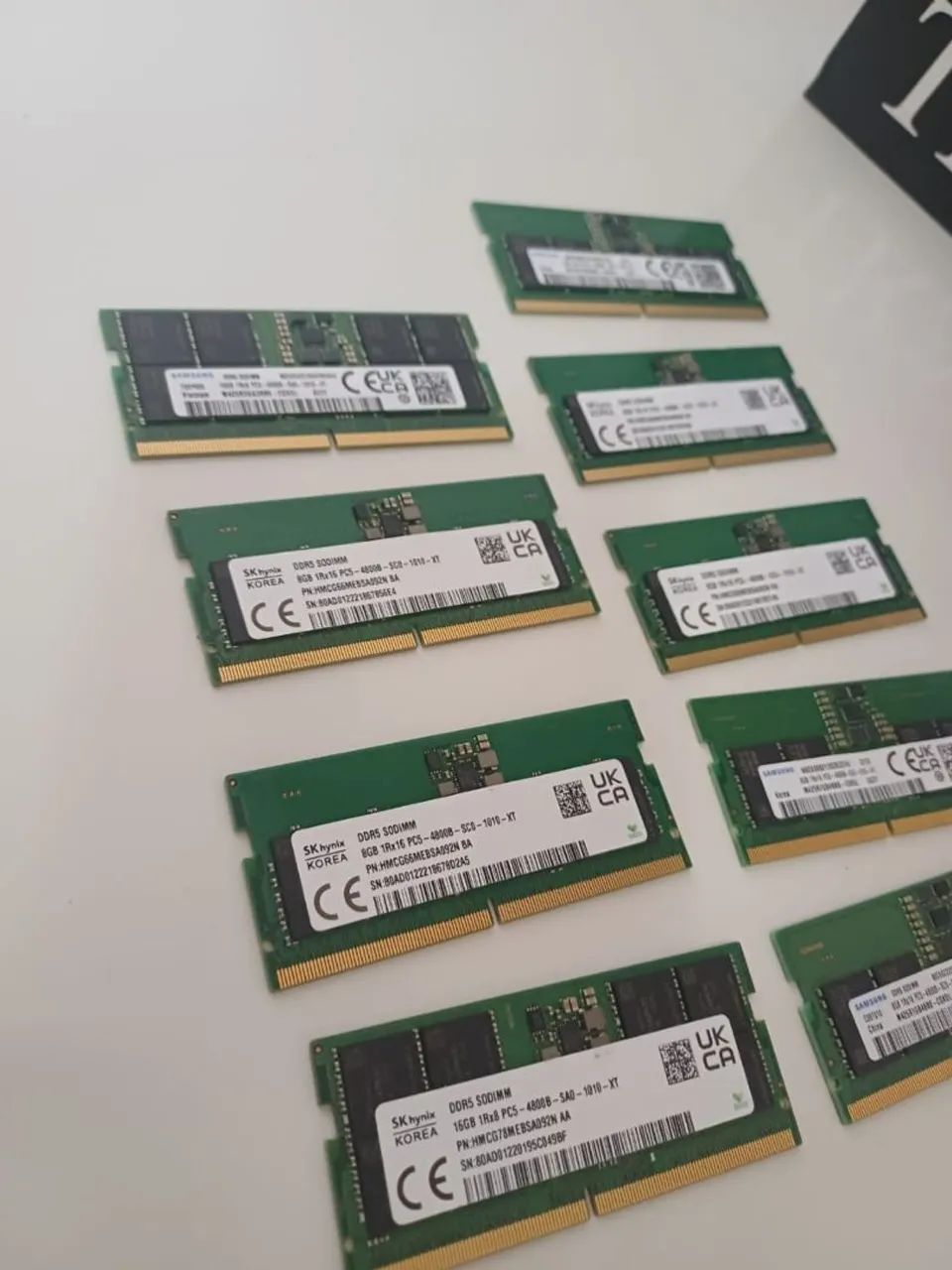 Lote de memorias DDR5 4800 notebook - Foto 3