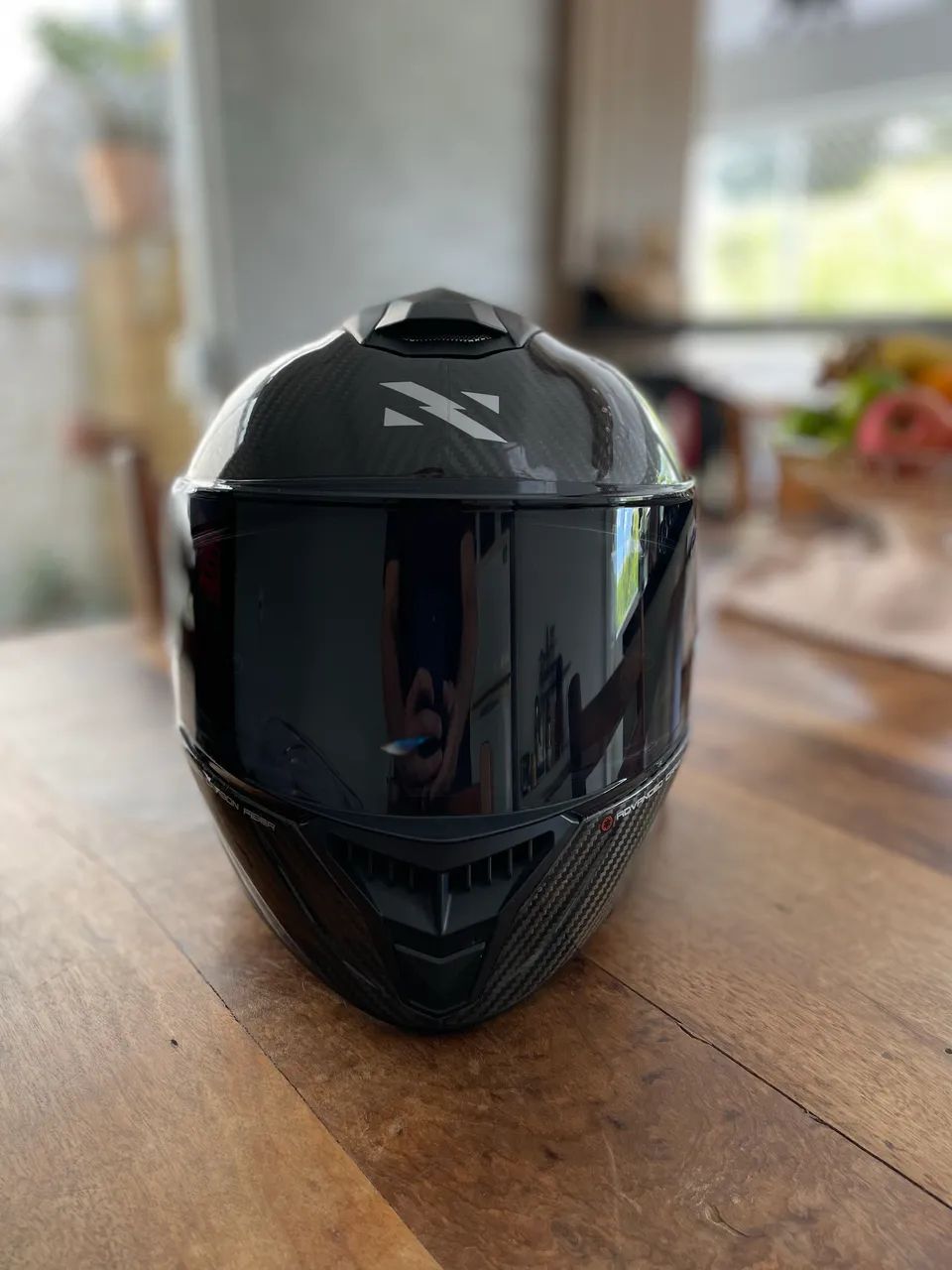 Capacete Norisk Carbon R 58 com PPF - Foto 3
