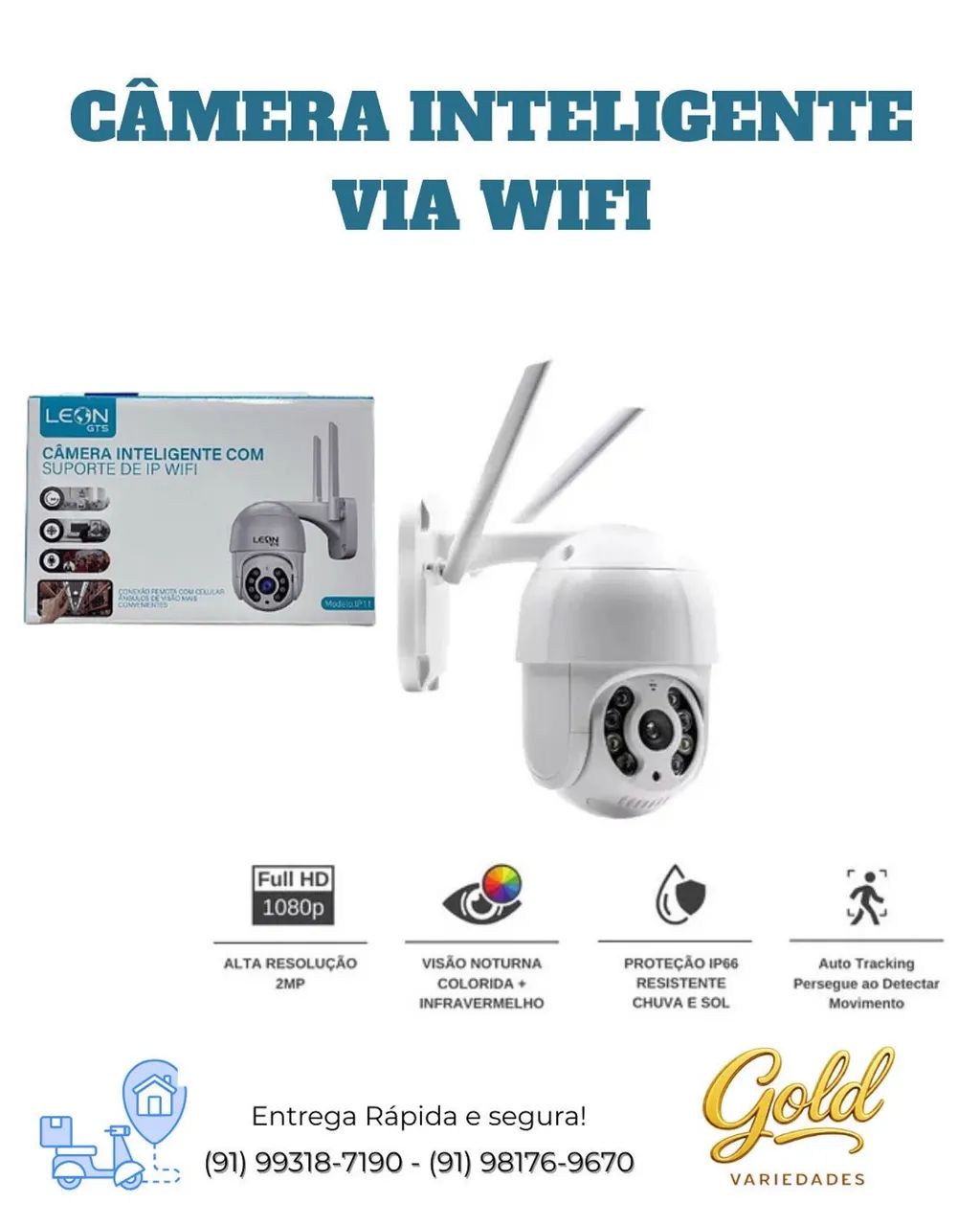 Câmera IP Wi-Fi 