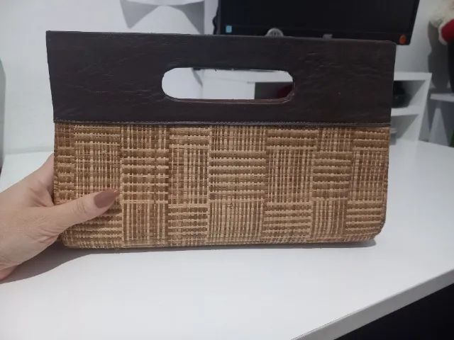 Bolsa praia palha artesanal  - Foto 3