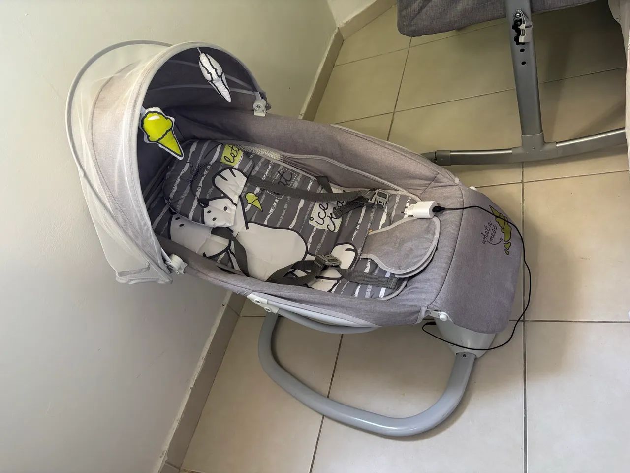 Cadeira de balanço automatica