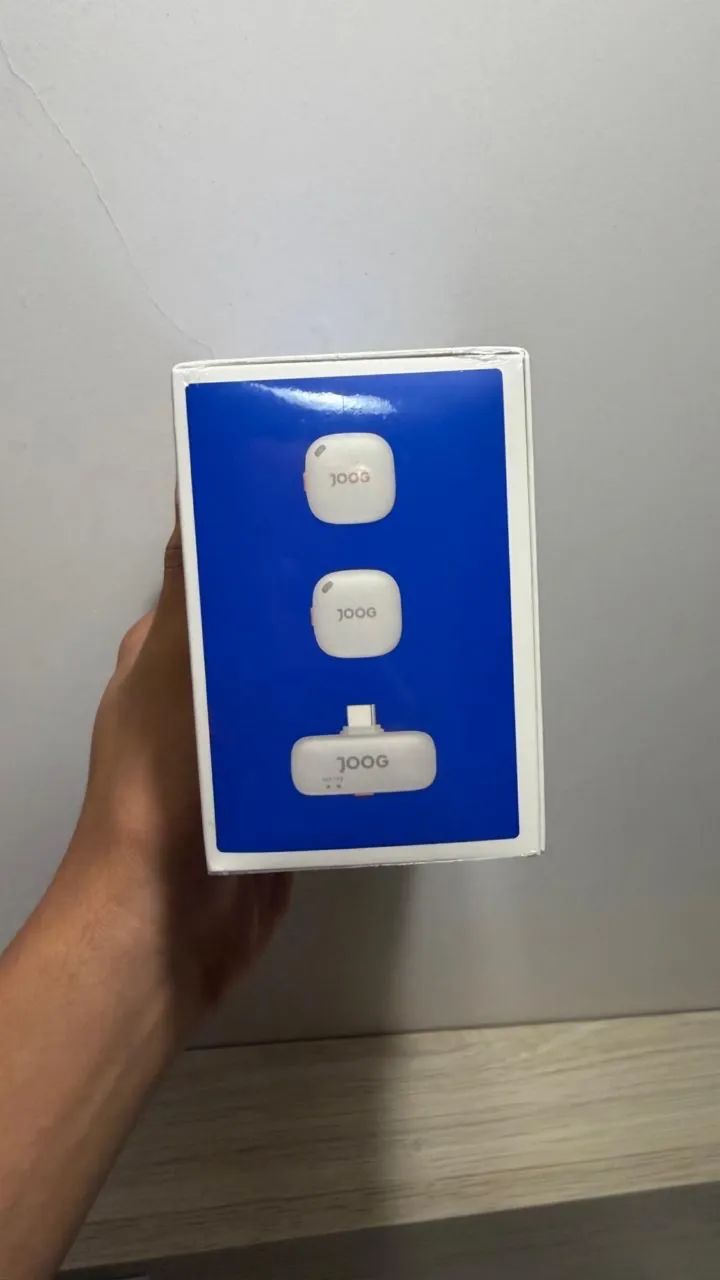 MICROFONE SEM FIO JOOG MICPRO VX1 KIT 2 USB-C ORIGINAL - Foto 2