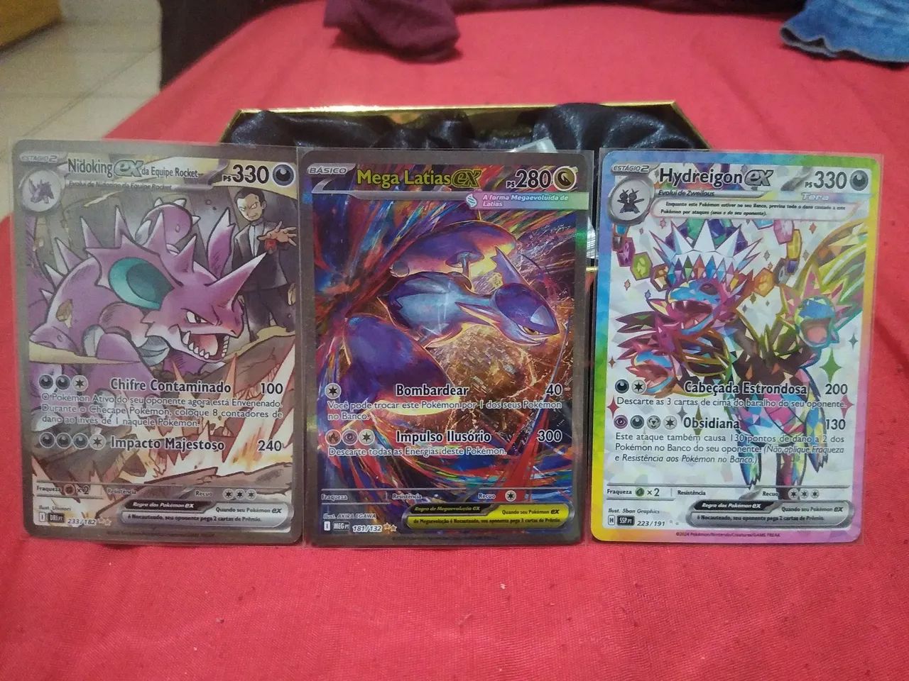Mega Latias EX+Nidoking EX+Cartas avulsas